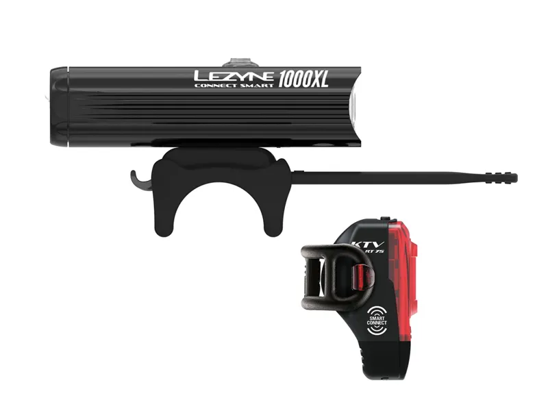 Lezyne Connect Smart 1000XL/KTV Pro Smart Light Set Black-1